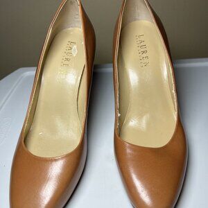 Ralph Lauren Tan leather Pumps 5.5